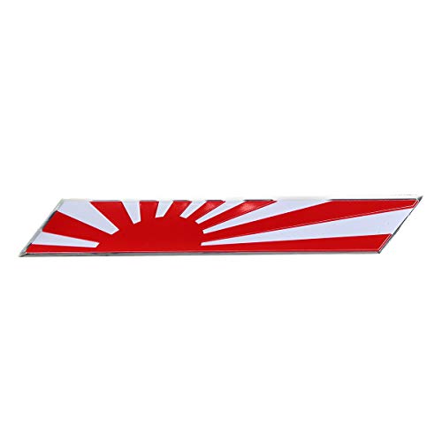 Autoe Japanese Flag Car Stickers And Decals 3D Japan Stickers Logo Car Styling Full Body Emblem Badge Auto Accessories Car-Styling For Cars (Rising Sun) #TOP4