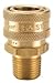 Parker BST-4M High Flow Hyd Quick Coupler 1/2 NPT Male Brass