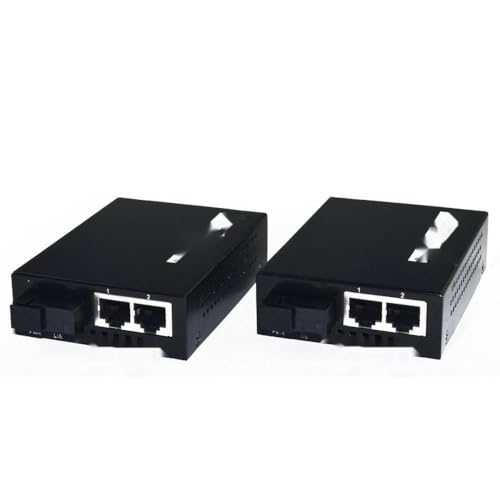 1 Pair 1F2E Fiber Fast Ethernet switch 1 single-fiber single-mode optical 2 megabit 100M RJ45 network SC transceiver