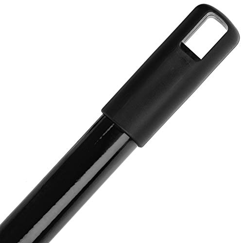 V7 Universal-Kehrbesen, V-Besen mit V-förmigen Borsten, Teleskop-Stiel und Gummilippe zum mühelosen Entfernen, schwarz – Bild 4