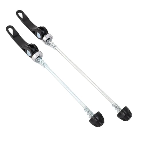 MOPFOL Bike Quick Release Skewers - Front & Rear Axle Set for 26-Inch Wheels, Tool-Less Wheel Removal for Road, Mountain & BMX Bikes (15cm Front/18cm Rear)
