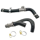 Diesel Upper Radiator Coolant Hose Inlet & Outlet Aluminum Y-Pipe Compatible with 2013–2014 Ram 2500 3500 4500 5500 6.7L L6 Cummins, Replaces 626-323, 626-325, 52014722AB, 52014722AD, 68166470AF