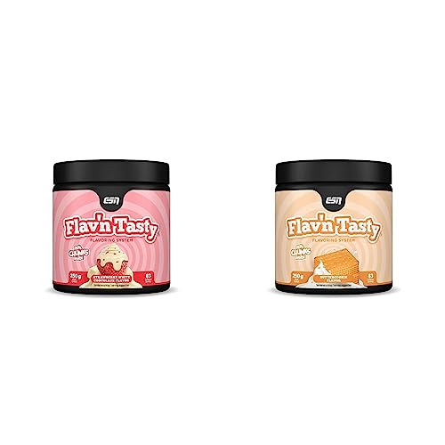ESN Flavn Tasty, 250 g, Strawberry White Chocolate, Geschmackspulver, 250 g, Buttercookie Flavor