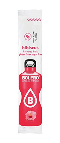 Bolero- Sugar Free Drink Mix Packets Hibiscus Fruit Flavors | Powdered Flavored Water Packets | 36 Singles Sticks On The Go Packets - Thumbnail 3