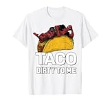 Marvel Deadpool Taco Dirty To Me Graphic T-Shirt T-Shirt