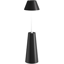 QOXEZY Bedhead Style Ambient Light Lamp with Dimmable White and Warm Light, Scalable for Reading Desk Lamp and Outdoor Camping Hanging Flashlightblack