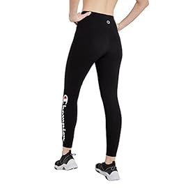 Champion Women’s Authentic Women’s Leggings, Authentic Graphic Tights, Moisture-Wicking, 25″