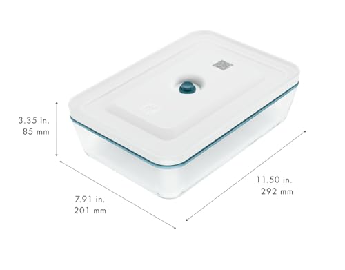 Image of ZWILLING Fresh & Save Airtight Glass Food Storage Containers with Lids, Meal Prep Containers, One Size, La Mer