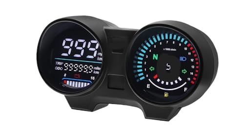 Compteur de vitesse digital moto universel avec tachymètre numérique pour GN125