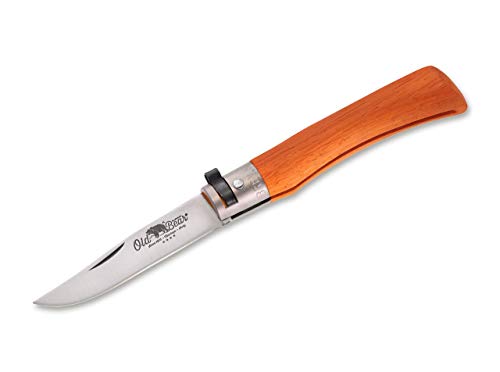 Couteau Old Bear 322.S pliant en bois d'olivier avec virole de sécurité - 2