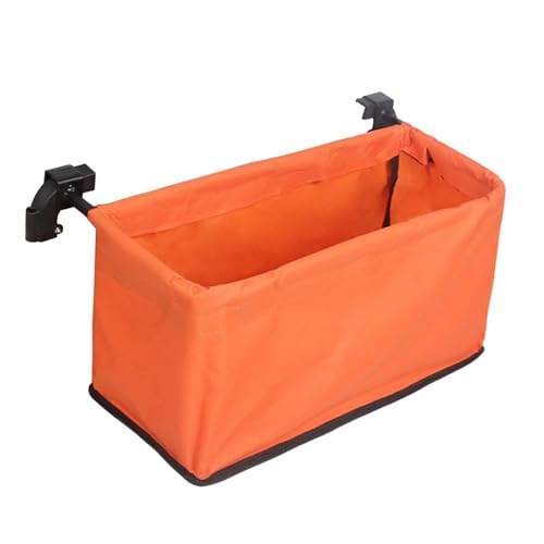 Sharplace Bolsa Trasera para Carrito de Compras Bolsa Trasera para Carrito Accesorio de Carrito Impermeable Universal de Fácil Instalación para Compras en, Naranja