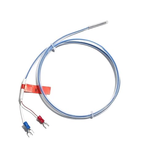 Sensor K 5m termopar industrial impermeable PTFE anticorrosión para control de temperatura 2