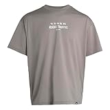 Col ras-du-cou adidas Herren Climacool Power Training Graphic T-Shirt, Charcoal, M