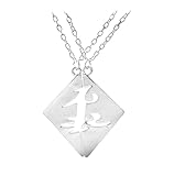 Huang YIQi Two pieces necklace with Parabatai rune, Shadowhunters