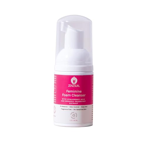ZENZSUAL Feminine Foam Cleanser with Hyaluronic Acid & Organic Cranberry