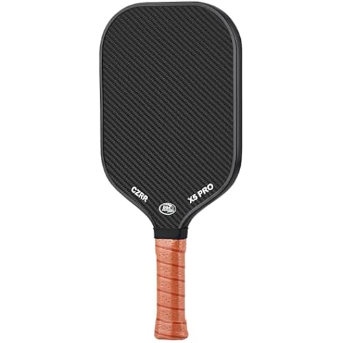 Pickleball Paddle, USA Pickleball Approved, 3K Raw Carbon Fiber Surface (CFS) High Grit & Spin, with 16MM Polypropylene Honeycomb Core, Ideal for Novice and Professional Players