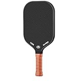 CZRR Pickleball Paddle, USA Pickleball Approved, 3K Raw Carbon Fiber Surface (CFS) High Grit & Spin,...