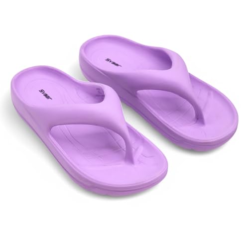 Image of SVAAR Soft EVA Slippers for Men | Stylish Anti-Skid Flip-Flops with Arch Support & Bouncy Sole | Lightweight Indoor Outdoor Comfort