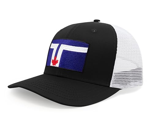 Image of International Tie City Hat for Men and Women, Adjustable Snapback Trucker Baseball Cap with Embroidered Patch