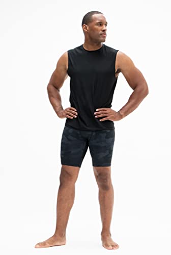 DEVOPS Men's Compression Shorts (2X-Large, Black/Charcoal/Navy/Camo Black/Olive) - Thumbnail 5