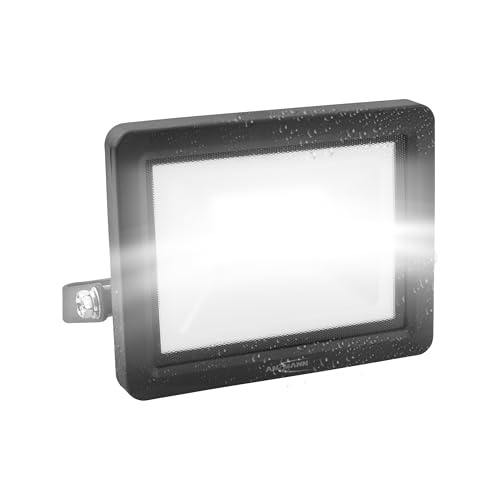 ANSMANN Projecteur mural à LED, spot de chantier robuste & compact pour atelier, chantier, garage, protection contre les jets d'eau, puissant, 1050 lm, Noir