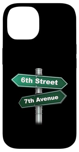6th STREET & 7th AVENUE Six Seven Funny Gen Z 6 7 XO ~[ X}zP[X iPhone 14 p