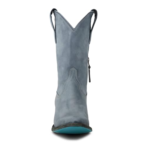 Lane Plain Jane Midi - Washed Denim, size 114