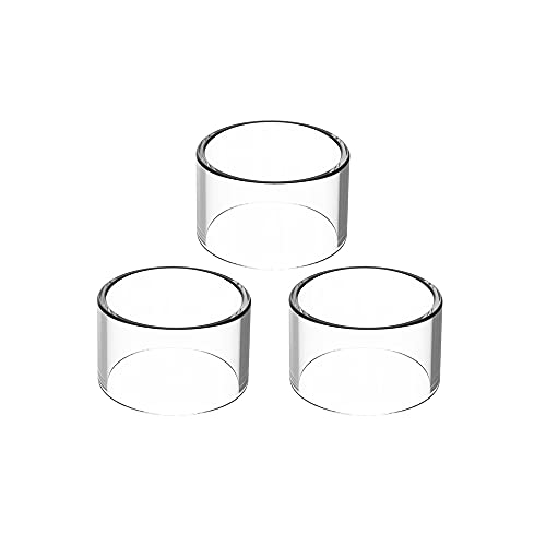 RUIYITECH Lot de 3 tubes de rechange droits en verre pour Aspire Nautilus 3 4-m-l Transparent