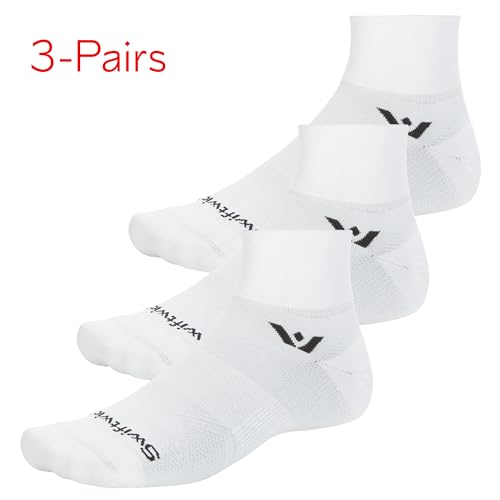 Swiftwick- ASPIRE QUARTER CREW Running & Cycling Socks, Lightweight, Compression Fit2