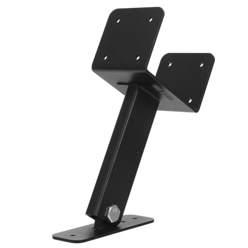 Kit de soportes elevadores para techos de alta resistencia Gadpiparty para pérgola y cubierta de patio, material de acero inoxidable con rendimiento confiable que brinda soporte y estabilidad, diseño moderno negro