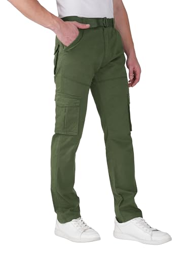 Image of Urban Legends Cargos for Men || Men's Cotton Regular Fit Cargo Joggers with 6 Pockets || Casual Pants || (UL-1R20SP)