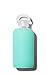 bkr BPA-Free Silicone Sleeve Glass Water Bottle, 16oz / 500 ml - Holiday - Sheer Vacation Blue
