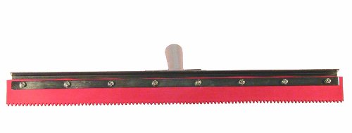 Haviland 02118SE EPDM Rubber Non-Marking Standard Duty Serrated Applicator Squeegee, 18" Length, 3/16"