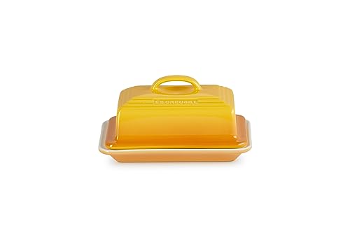 Le Creuset Stoneware Butter Dish, 900 g, 17 x 12.5 x 9 cm, Nectar, 70837176720000 - Image 2