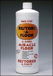 Restore-A-Floor Floor Finish - Wood Floor Polish And Hard Wood Floor Wax To Rejuvenate Floors Including Marble Floors, Vinyl Floors, And Laminate Floors #TOP2