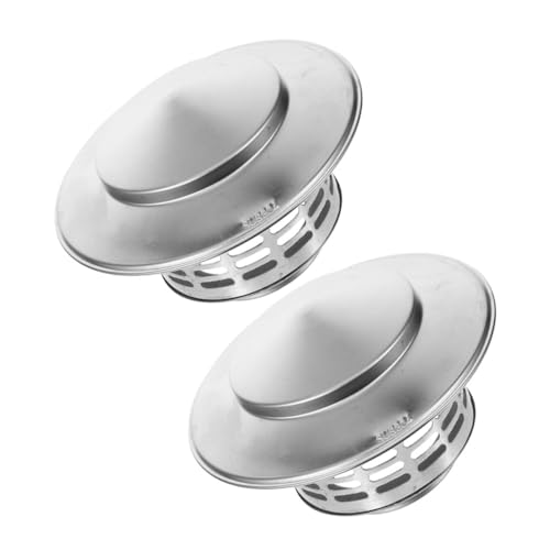 Capuchons d'aération de toit TOPBATHY métal 4 pièces