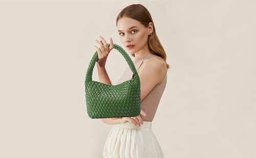 Image of Shoulder Hobo Bags for Women,Summer Beach and Travel Mini Cute Tote Bag,Soft Vegan Leather Underarm Purse for Daily | Soft Underarm Bags