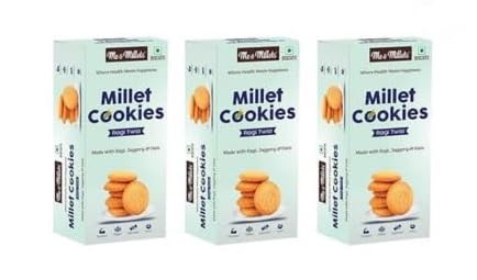 Me & Millets Cookies – Ragi Twist