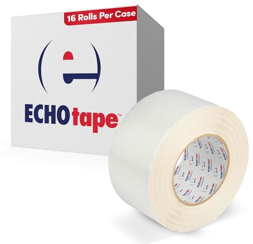 ECHOtape FS-G7731 - Cinta aislante de metal para edificios | Cinta adhesiva Lamtec WMP-VR para todo tipo de clima | Cinta adhesiva blanca para costuras y reparación | Adhesivo para clima frío | 2.85