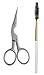 Tweezerman Brow Shaping Scissors and Brush, 1.3984 Ounce