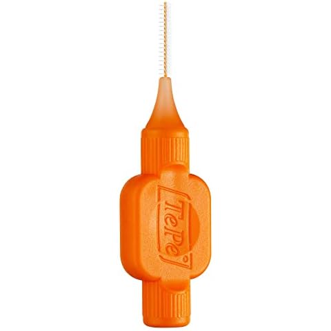 TePe Cepillo Interdental Original 20 Pk, Naranja con Protector de Tapa y Cuello Flexible Cover