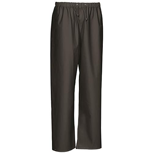 ELKA Rainwear-PU/PVC Bundhose Elements-Regenhose-302400-schwarz-EN ISO 343 Kl.3-Wind- und wasserdichte Beschichtung Größe L