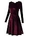 Women Shiny Velvet Evening Party Dress Semi Formal 2022 Fall Winter Fashion Cute LBD Dress Classy Solid Above The Knee Length Mini Dress Ochre Deep Dark Red Large