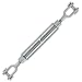 1" x 18" Chicago Hardware Hot Dip Galvanized Jaw x Jaw Turnbuckle