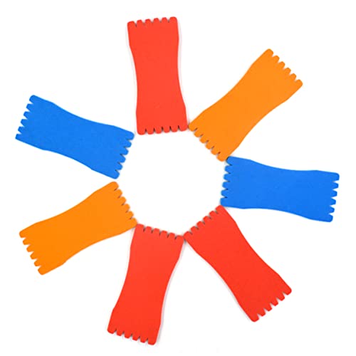 GANAZONO 10Pcs Sponge Wrapped Wire Fishing Line Winding Board Spool Organizer for Fishing Line Storage and Tackle Lightweight and Quick Drying Fishing Accessories Random Color