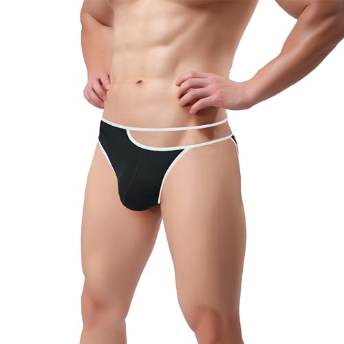 Men's Sexy Briefs Bulge Enhancing Underwear Low Rise Breathable Mesh Panties2