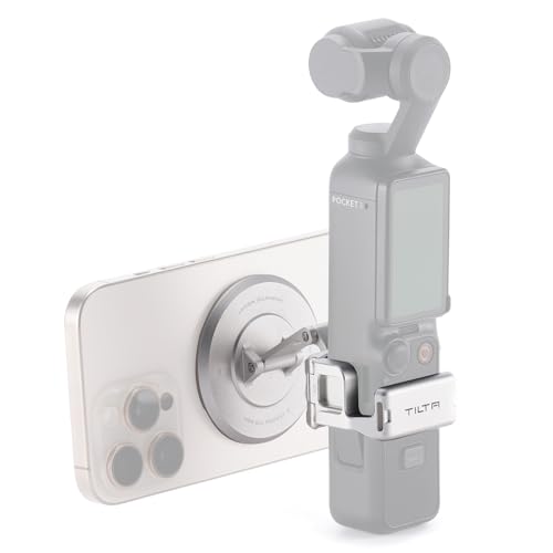 Soporte Magnético Tilta Pocket 3 con Expansor de Montaje Rápido en Blanco Titanio