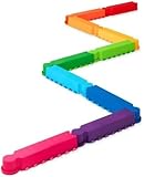 Rainbow Ridge Balance Beams Active Playset with 10 Plastic Pcs, Toddler and Preschool Toys