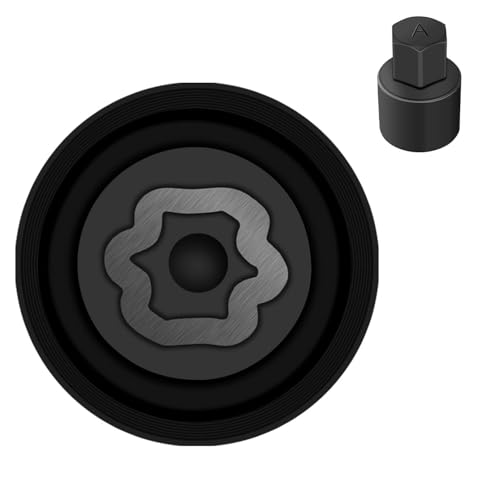 Image of A-Wheel Locking Nut Key Compatible with Toyota Models, Lexus, Tacoma, Wheel Lock Nut Socket Adapter, Anti-Theft Lug Removal Tool, Socket Remover Repair Tool