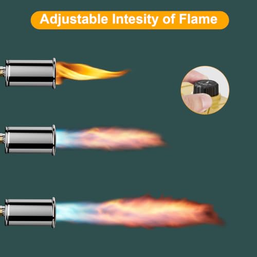 Image of Sondiko Powerful Propane Torch Gun, Big Flamethrower, Gold & Black